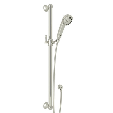 ROHL Handshower Set With 39" Grab Bar And 3-Function Handshower 1273NPN
